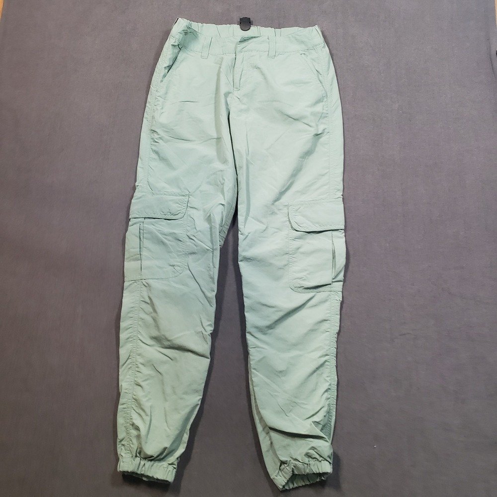 Ninth Hall Cargo Jogger Pants‎ Mens Small Green Nylon Lightweight Utility Street